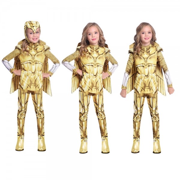 Golden Wonder Woman Kinderkostüm 4