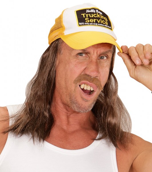 Truckermütze mit langen Haaren