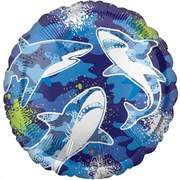 Haifisch Folienballon 43cm