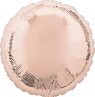 Runder Folienballon roségold