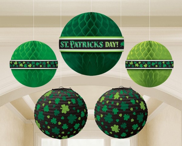 5 St.Patricks Day Wabenbälle