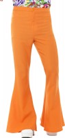 70er Jahre Hippie Schlaghose Herren Orange