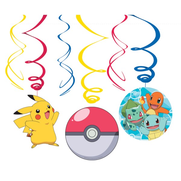6 Pokémon Meister Spiralhänger