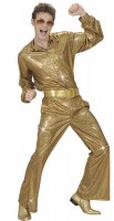 Vorschau: Glitzerhemd Disco Fever Gold