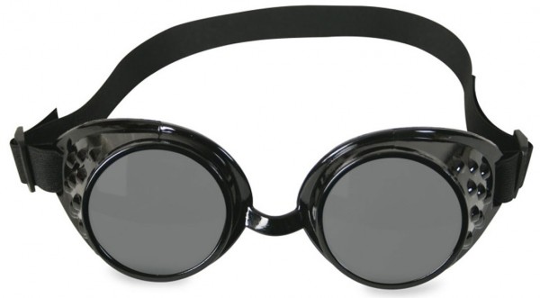 Retro Schweißer Brille Schwarz