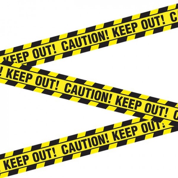 Absperr-Tape Caution 6,1m