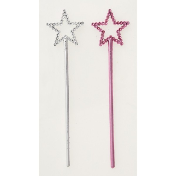 8 Feen Glitzer Zauberstab 18cm