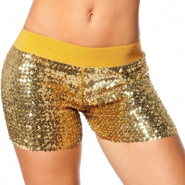 Disco Fever Pailletten-Hotpans Gold