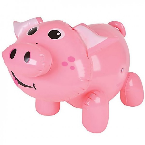 Aufblasbares Schwein 55cm