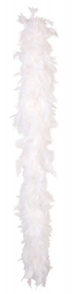 Stilvolle Federboa 180cm Weiß 2