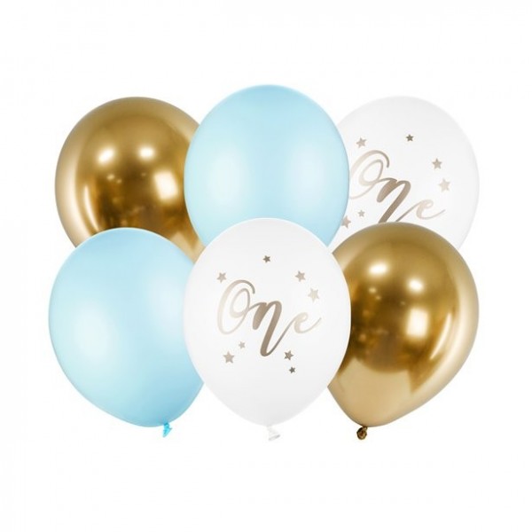 1. Geburtstag Ballon-Set 6-teilig