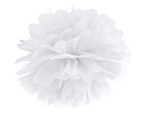 Pompon Romy weiß 25cm
