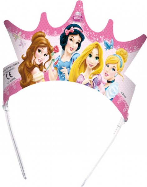 6 Rosa Disney Princess Princess Tiaras