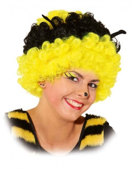 Bienen Afro Perücke