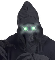 Vorschau: Gesichtslose Maske mit grün leuchtenden Augen