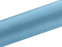Satin Stoff Eloise azurblau 9m x 16cm
