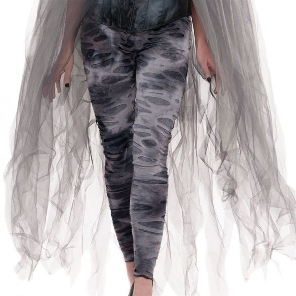 Zerrissene Halloween Leggings für Damen
