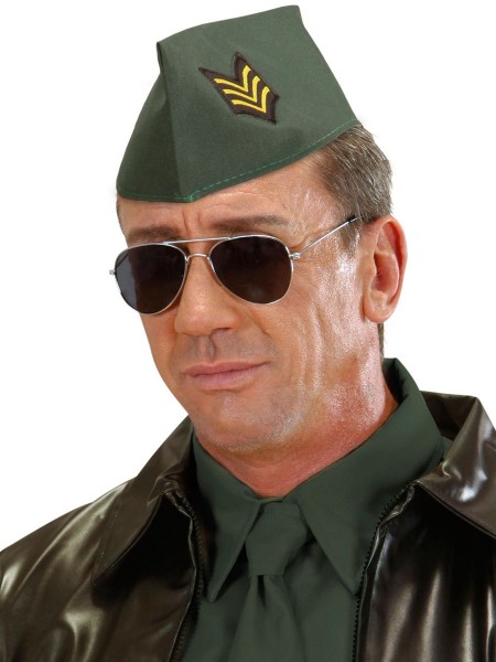 Grüne Militär Uniformmütze
