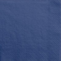 20 Servietten Scarlett dunkelblau 33cm