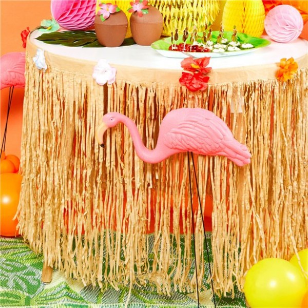 Hawaii Bast Tischkleid 300x74cm