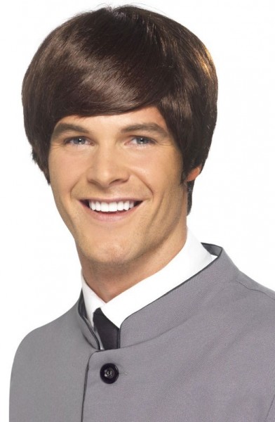 Boyband Bubi Perücke Braun