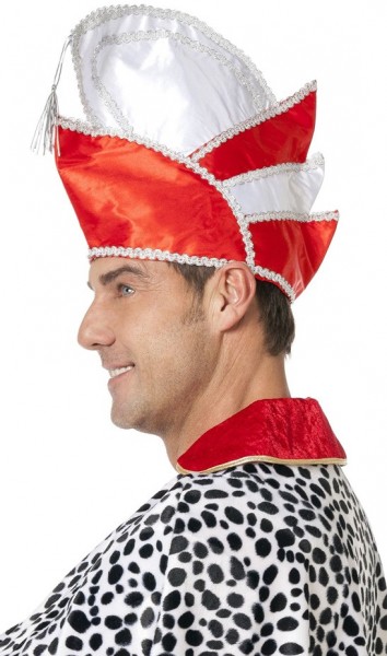Rot-Weiße Karneval Prinzenmütze