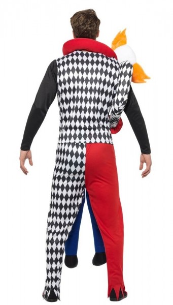 Kidnapper Clown Huckepack Kostüm für Herren 2