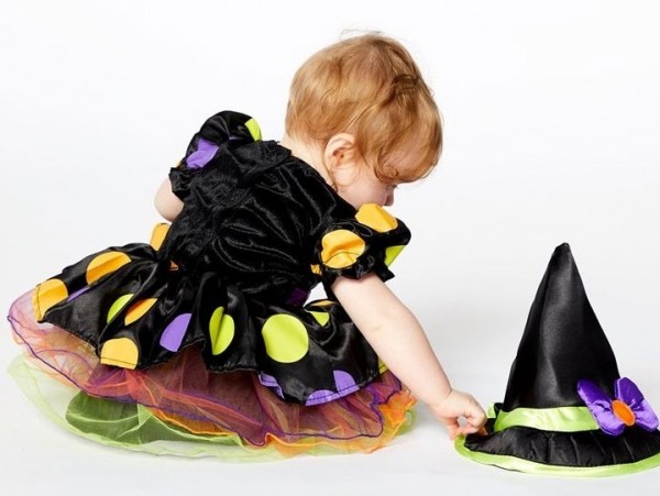 Pünktchen Hexenkostüm für Babys und Kleinkinder 3