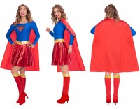 Vorschau: Supergirl Lizenz Damenkostüm