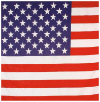 Förhandsgranskning: USA flagga bandana 55x55cm