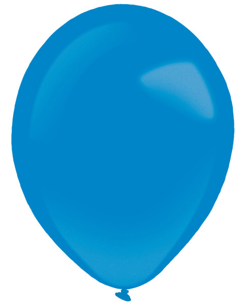100 Latexballons Metallic Royal Blau 12cm