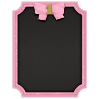 Pinkstar 1st Birthday Kreidetafel 18 x 23cm
