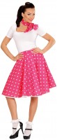 50er Jahre Polka Dots Rock Mit Halstuch