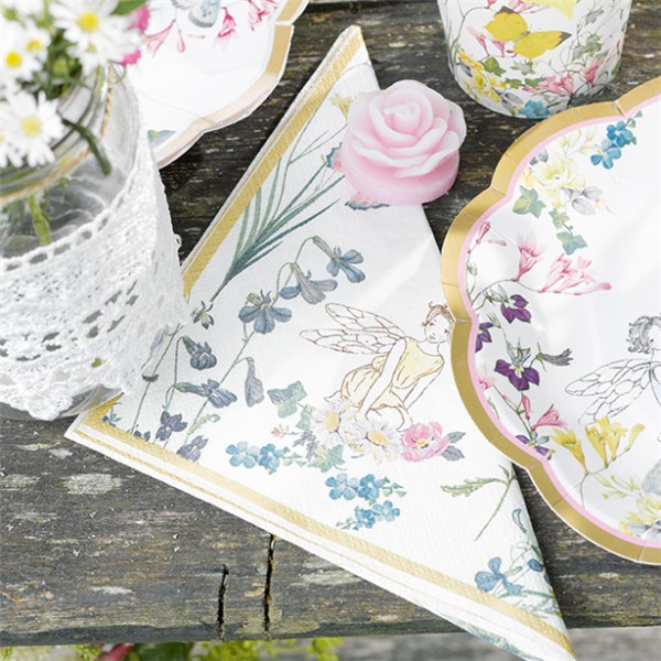 20 Feengarten Servietten 33cm 3