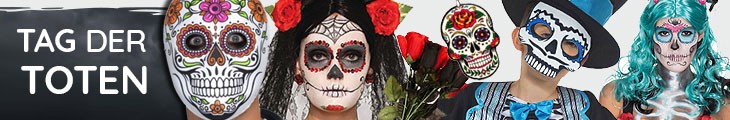 Tag der Toten Kostüme & Zubehör