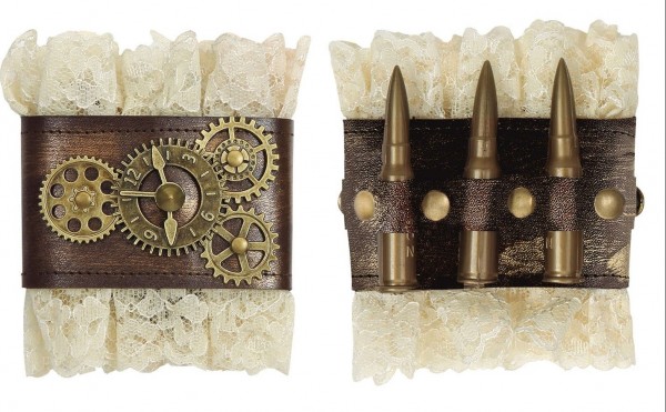 Viktorianische Steampunk Manschetten 2