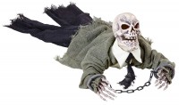 Leiche Skelett Mit Bewegung Und Sound Gruseldekoration 80cm