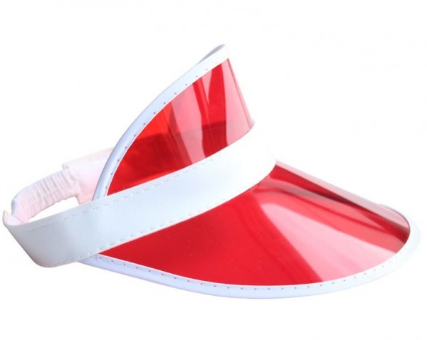 Rote Sonnenvisier Kappe