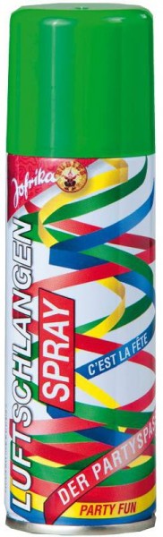 Grünes Luftschlangenspray
