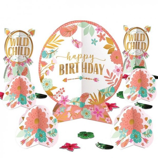 Boho Summer Tischdeko Set 27-teilig