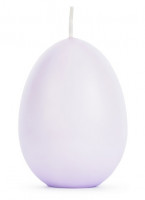 Lila Oster Brunch Ei Kerze 10cm