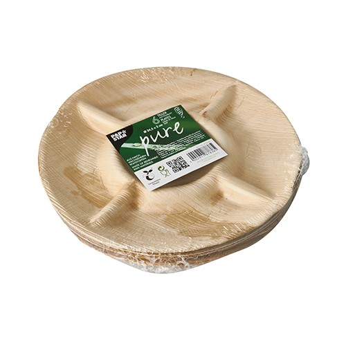 6 Palmblatt Teller Rossini 5-geteilt 24,5cm