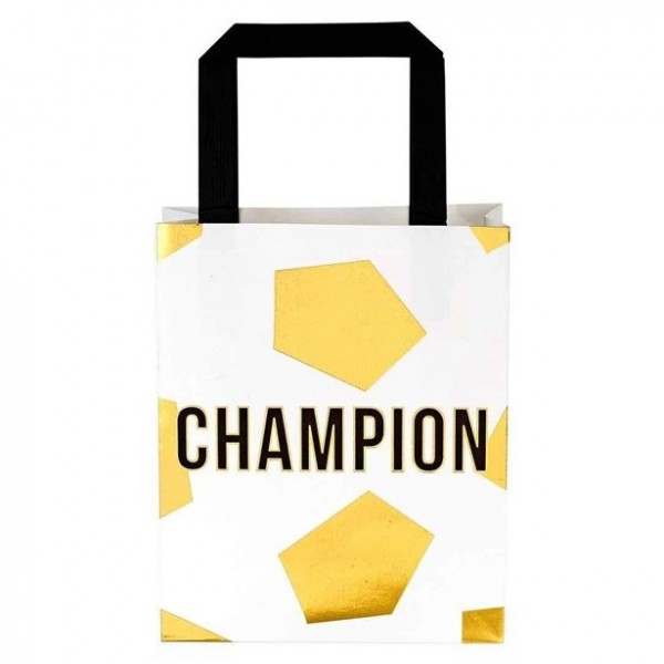 6 Champion Geschenktüten 19cm