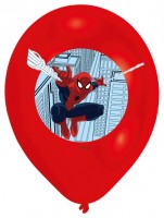 6 Spiderman In Action Luftballons 27,5cm