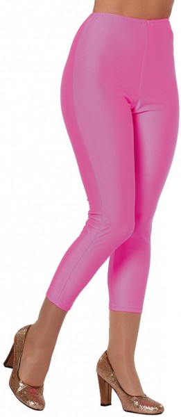 Disco Leggings Neon Pink