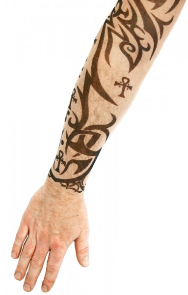 Kreuz Tattoo Gothik Ärmel