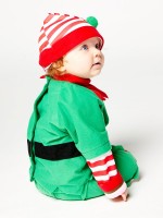Baby Weihnachtself Kostüm