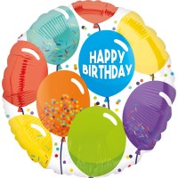 Geburtstagssause Folienballon 45cm