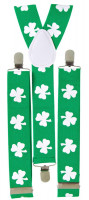 St Patricks Kleeblatt Hosenträger