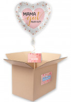 Mama gut alles gut Herz Folienballon 43cm